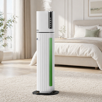 Nouveau Design Humidificateur Électrique Commercial et Domestique à Ultrasons sur Pied Grande Capacité avec Télécommande