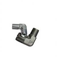 Adaptador Hidráulico Recto de Alta Calidad y Sellado Hermético, de Acero al Carbono y Acero Inoxidable Forjado