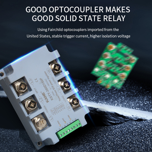 Kane thông minh va điều chỉnh điện áp mô-đun 380V ba giai đoạn rắn Relay 60A 80A 100A 150A <span class=keywords><strong>200A</strong></span> 350A <span class=keywords><strong>SSR</strong></span> công suất cao Epoxy - Product Image 2
