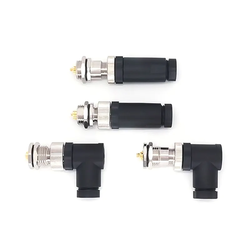 WBO Pin Female Adapter Connectors Wire-to-Board Board-to-Board Connectors M12 Screw-locking IEC metric screw sized connectors