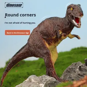 Juguete de Dinosaurio T-Rex Grande Congelado, Set Educativo de Simulación de Animales Salvajes, Modelo de Plástico, Escala 1/12 para Niños, Watson Longtan - Product Image 3