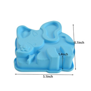 Stampi per torte in Silicone a forma di animale dal Design moderno strumenti per torte di cartone <span class=keywords><strong>con</strong></span> disegni unici di <span class=keywords><strong>animali</strong></span> - Product Image 5