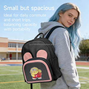Sac à dos LED pixel mignon et amusant, étanche pour l'extérieur, sac à dos étudiant avec écran Bluetooth modifiable via APP, multifonctionnel 5V - Product Image 3