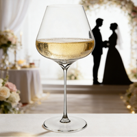 Verre à vin CRYSTAL 730 ml, fournisseur de gobelets transparents de luxe, style moderne, verres à vin pour la maison, restaurant haut de gamme
