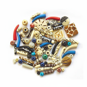 Natural Bone <b>Beads</b> Mix <b>Crystal</b> Lampwork Glass <b>Beads</b> For Jewelry Making Assorted Sizes Loose <b>Beads</b> For Bulk Quantity Wholesale - Product Image 1