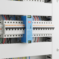 Alimentation à découpage sur rail DIN CNMW NDR-75-24, 4,16 A, simple 24 V, pour automatisation industrielle LED, entrée 85-132 V/180-264 V CA, 75 W, 60 Hz, 86 %