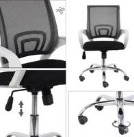 Chaise de bureau ergonomique moderne CNR à hauteur réglable, base coulissante, structure métallique, maille respirante, couleurs personnalisables – Vente en gros usine