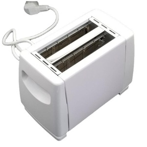 เครื่องปิ้งขนมปังไฟฟ้าสีขาว 26x13x16.5 ซม. ฟังก์ชั่นตั้งเวลาแบบกลไก อุปกรณ์ครัวในครัวเรือน - Product Image 5