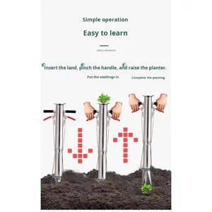 Outil <span class=keywords><strong>de</strong></span> plantation <span class=keywords><strong>de</strong></span> <span class=keywords><strong>semis</strong></span> multifonctionnel Transplanteur Semoir pour les piments, les melons, les légumes - Product Image 4