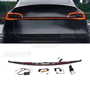 Pour Tesla Model 3 Model Y 2019-2023 : Ensemble de feux arrière LED traversants, feux de position latéraux larges - Product Image 2