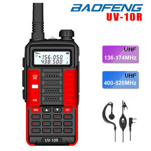 2022 BEST BAOFENG UV-10R DUAL-BAND VHF/UHF WALKIE TALKIES LANGER BEREICH FM ZWEI-WEGE-HAM-<span class=keywords><strong>RADIO</strong></span> Fabrik preis - Product Image 2