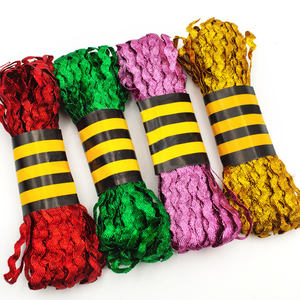 Rubans Gordon 3/8 pouces Zig Zag Rubans Multi-Colors Colorful 8mm Wave Bending Fringe Trim Ribbon pour vêtements Robe Couture - Product Image 1