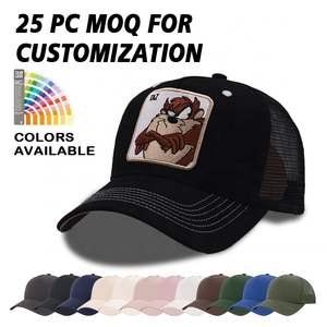 Gorras Heycap de Origen Verificado, Gorras de Malla con Logotipo Personalizado, Diseño de Moda al por Mayor, Gorra Trucker de 5 Paneles con Parche Bordado de Animales, Gorras de Béisbol - Product Image 1