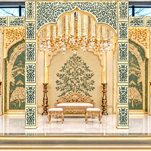 Trending Mughal Palace Inspired <b>Mirror</b> Wedding Mandap Luxury Indian Wedding <b>Mirror</b> Mandap Stage Indoor Wedding Modern Mandap UK - Product Image 1