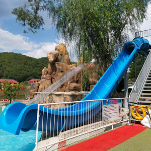 Équipements d'amusement aquatique sur mesure, luges pour petits parcs à thème, luges en fibre de verre, toboggans aquatiques en forme de canon - Product Image 4