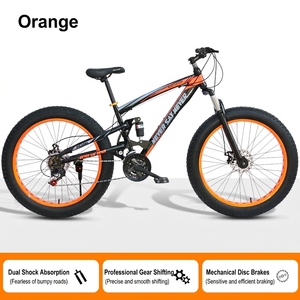 Vélo de montagne à pneus larges pour la plage, options de roues 24/26/27,5 pouces, OEM/ODM, pour homme et femme. - Product Image 3