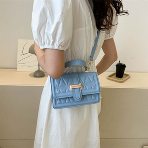 Summer New Trend Casual Fashion Handbags Women <b>Large</b> Capacity Crossbody <b>Bag</b> Ruched Simple Style <b>Shoulder</b> <b>Bag</b> PU Tanjing - Product Image 5