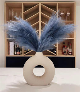 C-087 Fleurs d'hortensia en latex vert et blanc de haute qualité, grande tête, toucher réaliste, décoration de mariage, Noël, Saint-Valentin - Product Image 5