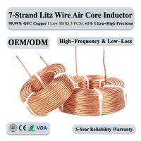 Bevenbi Profesional, Inductor de Núcleo de Aire con Cable Litz de 7 Hilos de 0.4mm y 0.6mm para Crossover HiFi Japonés, Ciencia de Materiales y Precisión
