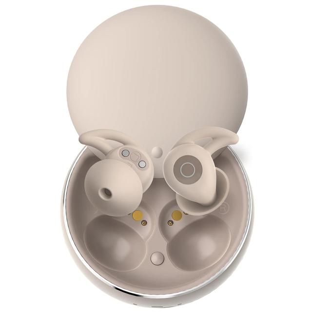 Long Battery Life New True Wireless Invisible Sleep Earbuds with 8Hours Playing Time,For Side Sleepers,Comfortable Wearing