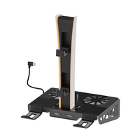 Nouvelle arrivée chaude support de montage mural pour PS5/PS5 Slim Console Station de refroidissement support de stockage support de casque