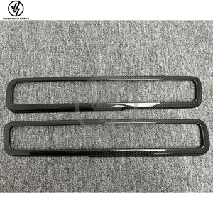 Autocollant de cadre de panneau de porte en fibre de carbone sèche pour pièces intérieures W463A W464, compatible avec les modèles W464 G500 G63 G550 de 2014 à 2019 - Product Image 5