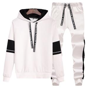 运动服批发运动衫流行美国篮球嘻哈长袖两件套训练服西装外套男 - Product Image 6