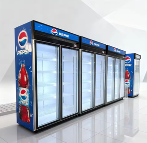 Refrigerador Vertical Comercial para Bebidas <span class=keywords><strong>Coca</strong></span>-<span class=keywords><strong>Cola</strong></span> con Puerta de Vidrio - Product Image 1