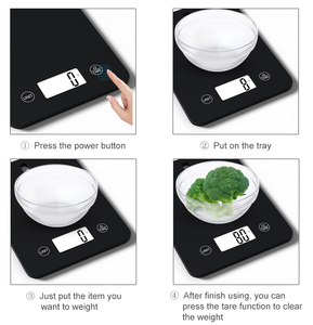 Misurazione grammi Lcd elettronico digitale cucina ad alta precisione pesatura digitale bilancia da cucina per alimenti - Product Image 3