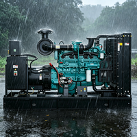 Générateur diesel silencieux alimenté par un moteur Cummins, 500 kVA, 400 kW, triphasé, groupe électrogène industriel insonorisé, station d'alimentation de secours