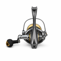 Moulinet spinning DMK Nutop pour eau salée, rotor en alliage d'aluminium, bouton rond CNC pour la pêche en bord de mer, en bateau et au surf