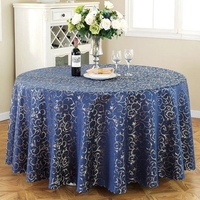 Nappe de bordure en dentelle en tissu de polyester fait à la main professionnelle motif floral moderne pour couverture de table