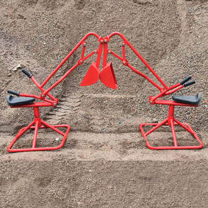 Детский металлический мини-экскаватор с песочницей для От 3 до 6 лет пляжного и наружного использования, эргономичное седло - Product Image 5