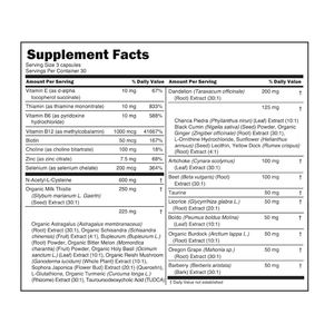 Kapsul Susu Thistle semua dalam satu Dandelion Kolin NAC Tudca Artichoke bit akar Burdock anggur Barberry jahe kapsul susu - Product Image 2