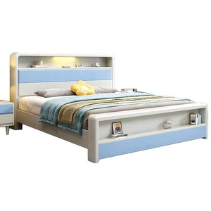 Vendita calda per bambini mobili per camera da letto in legno duro all'ingrosso letto matrimoniale set king size disegni <span class=keywords><strong>letti</strong></span> <span class=keywords><strong>matrimoniali</strong></span> in legno - Product Image 6