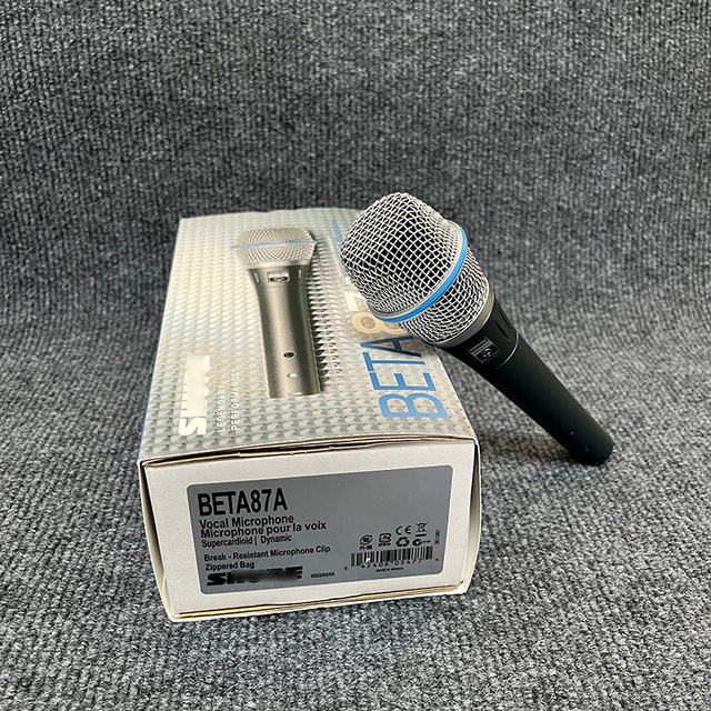 BETA87A Professional Wired Condenser Microphone Supercardioid Low Noise for Stage Performance and Recording