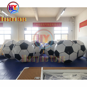 Logo imprimé grand modèle de Football gonflable à hélium en PVC étanche/énorme <span class=keywords><strong>ballon</strong></span> de volley-ball gonflable pour la publicité - Product Image 4