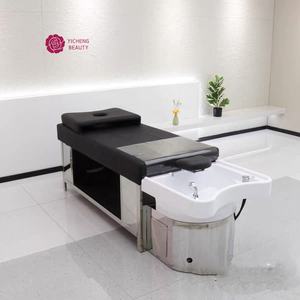 Yicheng Beauty salón <span class=keywords><strong>de</strong></span> belleza <span class=keywords><strong>de</strong></span> alta calidad circulación <span class=keywords><strong>de</strong></span> agua cama <span class=keywords><strong>de</strong></span> <span class=keywords><strong>lavado</strong></span> <span class=keywords><strong>de</strong></span> cabello masaje cabeza spa champú cama con el mejor <span class=keywords><strong>precio</strong></span> - Product Image 3
