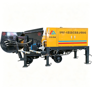 MINLE SPB Electric Wet Shotcrete Machine 8m&sup3;/h 30kW S-tube Pump Low Rebound for Tunnel Mine <strong>Subway</strong> Slope Support Construction - Product Image 1