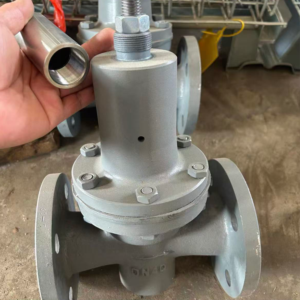Vanne de réduction de pression d'air en acier moulé marin CB/T3656-94 DN25 JIS 30K à brides pour air comprimé de navire avec certificat CCS - Product Image 3