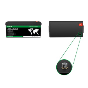 8000 chu kỳ M8 thiết bị đầu cuối <span class=keywords><strong>Lithium</strong></span> <span class=keywords><strong>Ion</strong></span> 18650 pin năng lượng mặt trời Pin 24V LiFePO4 100Ah - Product Image 4