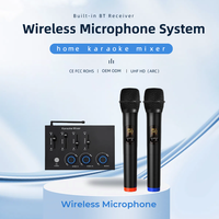 Nouvelles tendances, microphone sans fil UHF à double canal, mélangeur de karaoké DSP, équipement audio et vidéo domestique pour récepteurs et amplificateurs