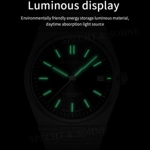 Dropshipping 2025: Productos Más Vendidos, Relojes de Pulsera para Hombre de 37MM, Relojes de Cuarzo Masculinos para Negocios, Acero, Resistentes al Agua 50M - Product Image 4