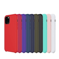 Coque en silicone liquide originale pour 14/13/12/11/Xr - Design luxueux, antichoc et anti-poussière/anti-casse