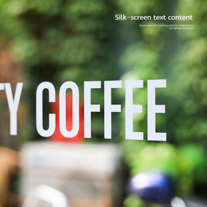 Letrero Decorativo de Estilo Coreano con Superficie de Espejo, Letrero Tridimensional de Acero Inoxidable para Cafetería, Tablero Publicitario Artístico - Product Image 4