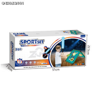 Jeu de <span class=keywords><strong>golf</strong></span> pour enfants 2 en 1 avec sacs de lancer, équipement sportif éducatif d'extérieur avec accessoires en plastique, jouet amusant pour enfants - Product Image 6