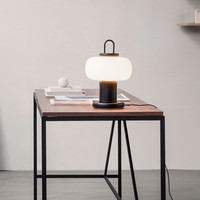 Lampe de table en verre LED minimaliste postmoderne de luxe léger, design protecteur des yeux, pour chambre à coucher, chevet, hôtel, chambre d'hôtes, salon, décoration