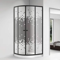 Meilleure vente cabine de douche coulissante à entrée d'angle cabine de douche moderne avec grand ajustement