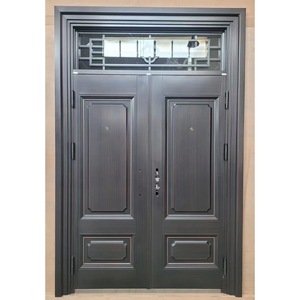 Puerta de Seguridad No Estándar de Acero Galvanizado Antirrobo, Diseño Tradicional, Puerta Simple, Uso Comercial - Product Image 2