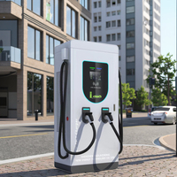 Chargeur DC EV à écran tactile de 10 pouces Station de charge de voiture de véhicule électrique Terminal POS 120kw Normes de charge CCS de puissance de sortie